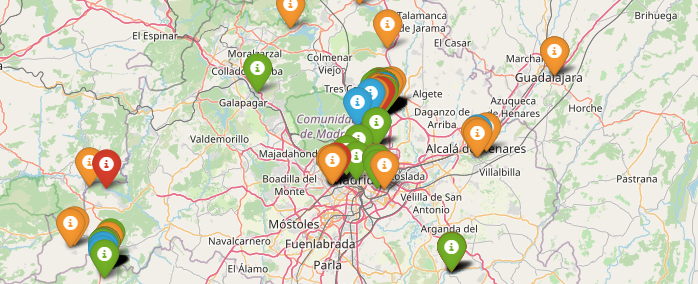 Python: Crear un mapa con folium con las coordenadas de un csv